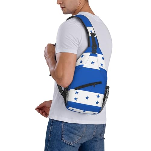 Bolso bandolera cruzada para pecho estilo trekking miniatura 7