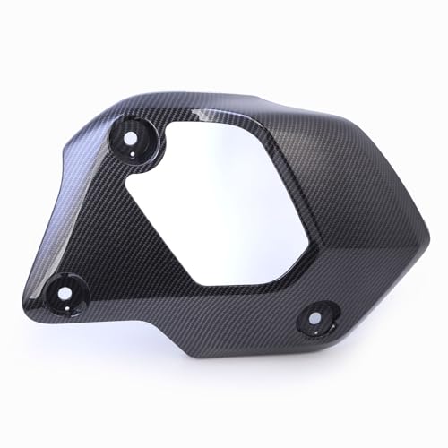 Image of Mokuo Motorcyle Fairing Parts,Front Side Cover in ABS Material Compatible with 2021-2024 Honda Grom Msx 125 SF,Carbon Fibre Color