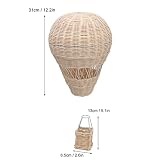 EMUKOEP Tkane śruby na gorące powietrze, ręcznie wykonane, wykwintne detale, rattan Web Decoration do pokoju dziecięcego, imprezy, prośby o zdjęcie