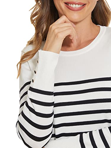 Image of Spicy Sandia Women's Long Sleeve Crewneck Sweaters Dressy Casual