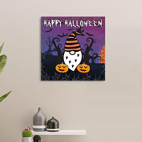 Panneau bois Happy Halloween, le cadeau idéal pour décoration de maison