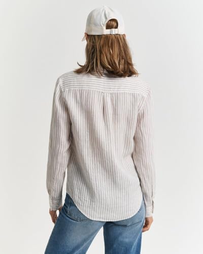 Vêtements GANT REG LINEN STRIPED SHIRT pour Accessoires - vue 6