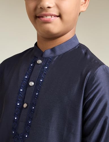 Image of Amazon Brand - Symbol Boy's Festive Rayon Kurta Pajama Set