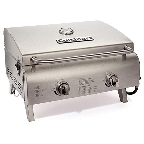 Cuisinart CGG-306 Chefs Style Stainless Tabletop Grill (Renewed)