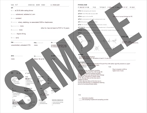 Carnet d'histoire médicale H&P couverture en cuir pour structurer vos notes