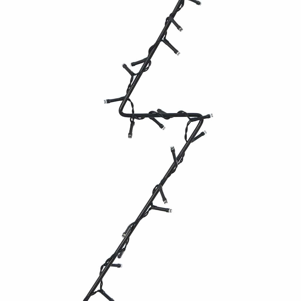 Éclairage de Noël - Silhouette d'arbre de Noël avec 80 LED - 8 effets lumineux - Port USB - Résistant aux intempéries IP44 - Idéal pour fenêtre, intérieur et extérieur