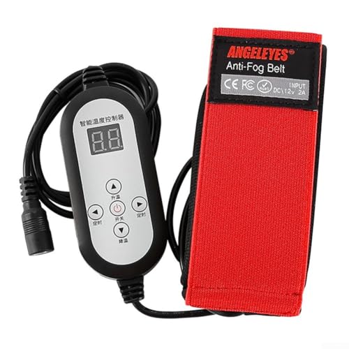 Dew Heater Strap per lenti telescopiche con ingresso di alimentazione 12 V e riscaldamento intelligente per mantenere chiare prestazioni ottiche all'aperto (930 x 50 mm)