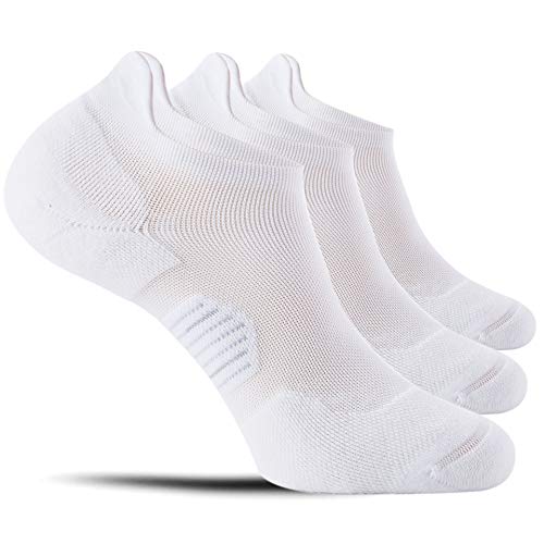 CelerSport 3 Pairs Ankle Running Socks for Men and Women - Low Tab