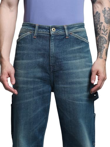 Image of Jack & Jones Men's Loose Fit Jeans | High Rise | Jeans for Men