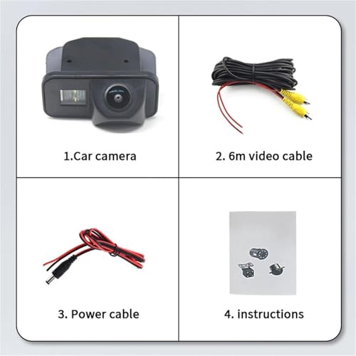 Kit caméra de recul CVBS CCD haute précision Toyota Corolla