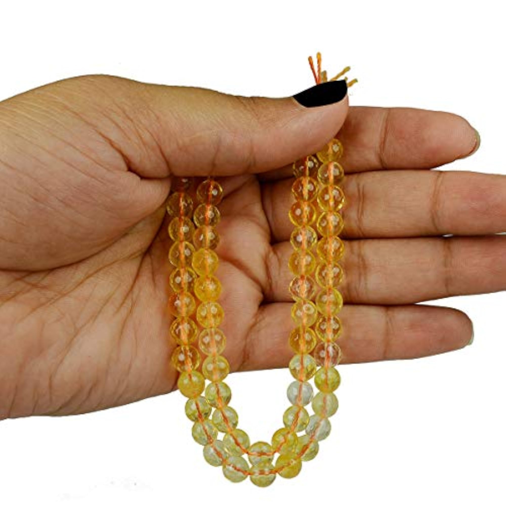 Citrine 6mm Faceted Loose Stone Beads