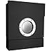 Produktbild Radius Briefkasten LETTERMAN II schwarz mit Zeitungsrolle