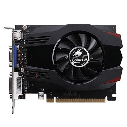 Image of Colorful GeForce GT 730 4GB GDDR3 RAM VRAM Pci e x16 Graphics Card with 3 Years Warranty 384 CUDA Core 64bit 667 Clock Speed 1080P Gaming GTA V Valorant PUBG COD Fortnite (GT730K 4GD3-V)