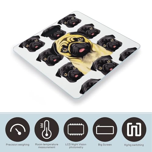 Balanza Digital de Baño FekiLoot con Plataforma Amplia y Precisión miniatura 3