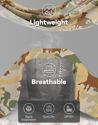 Men's Sun Protection Hoodie Shirt UPF 50+ Long Sleeve Fishing Rash Guard UV SPF Summer Lightweight Hiking Shirt for Men4