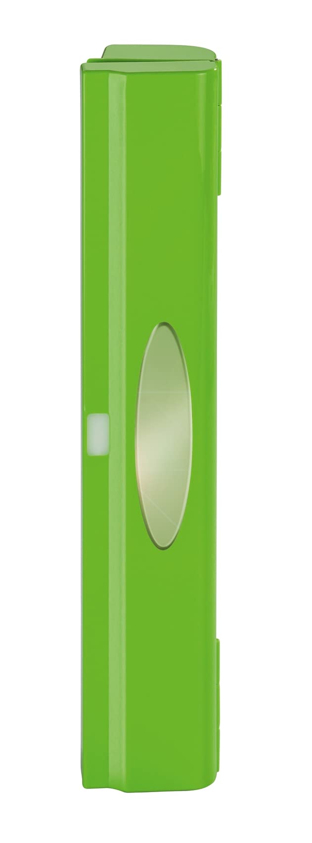 WENKO Folienschneider Perfect-Cutter, praktischer Abroller für Frischhaltefolie und Alufolie, Folienspender aus Kunststoff, 38 x 5,2 x 6,7 cm, Hellgrün