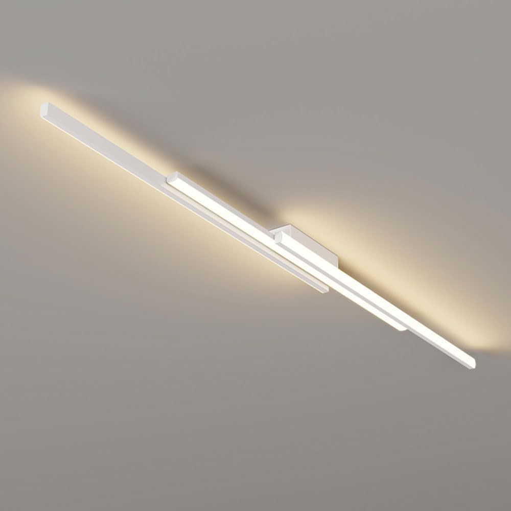 Plafonnier encastré LED noir ou blanc moderne à intensité réglable 3000K-6000K