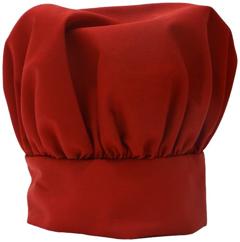 Phoenix Chef's Hat with Velcro Close, Red