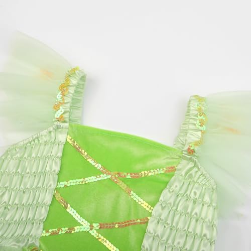 Disfraz de hada para niña con falda de tul y mariposa miniatura 3