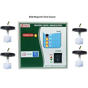 Water Level Indicator with Alarm for Tanks (Magnetic Float Sensors)