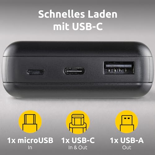 Intenso Powerbank XS10000 - 10000 mAh Externer Akku für iPhone & Samsung – Ansicht 3