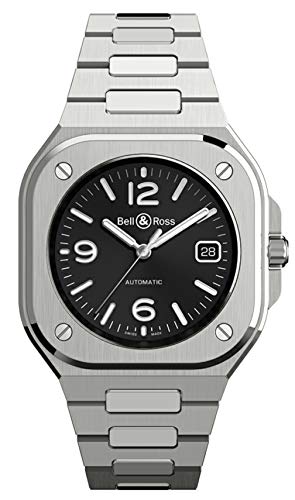 Bell & Ross BR 05 �u���b�N�_�C�����X�`�[�������r���v�A�u���b�N�A�����������v, �u���b�N///�z���C�g, ���������r���v�B
