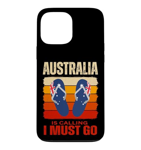 Funny Australia Is Calling I Must Go Aussie �f�U�C�� �j�� ���� �X�}�z�P�[�X iPhone 13 Pro Max �p