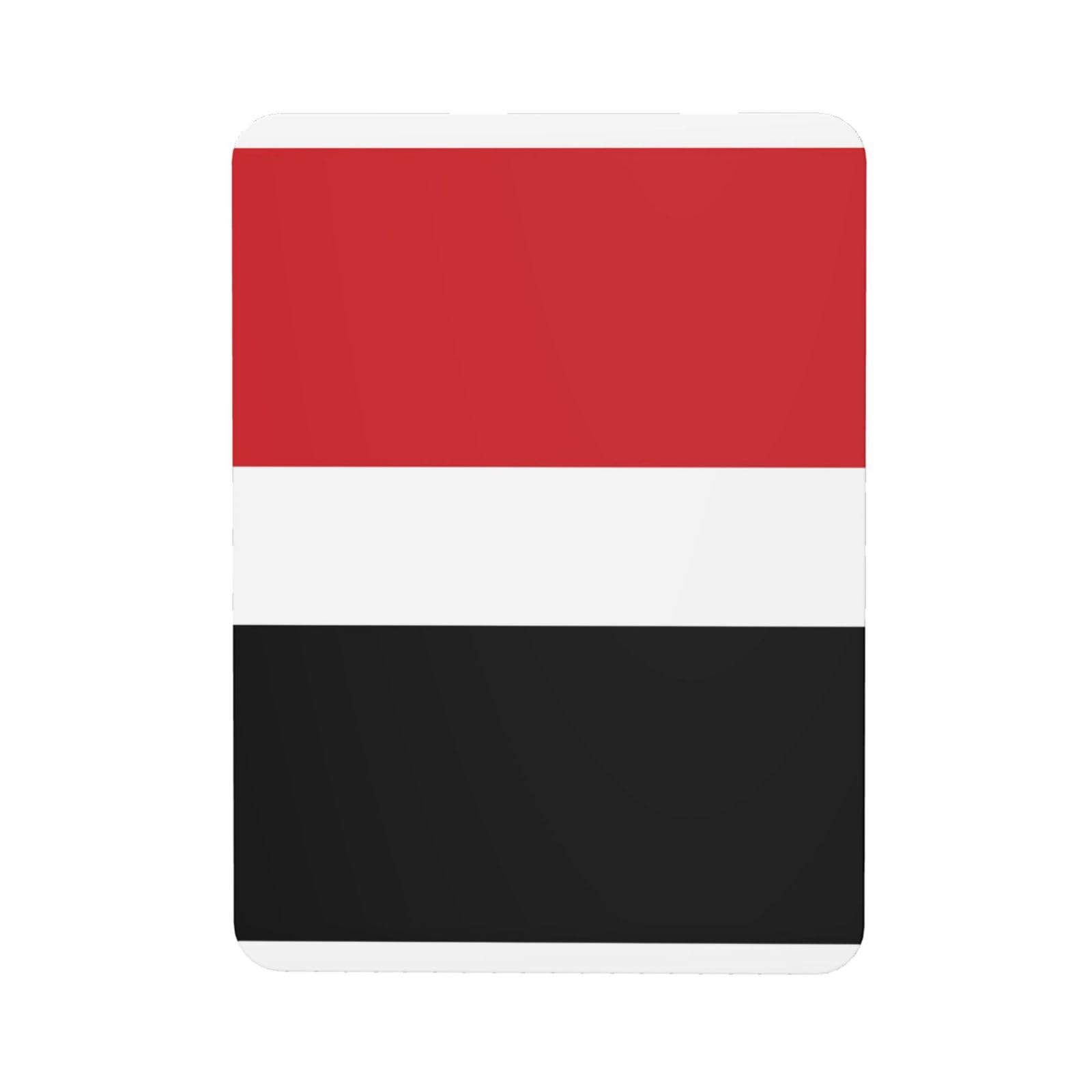 Yemeni Flag Soft Magnetic Refrigerator Magnets with Creative Printing, Decorative Magnetic Stickers