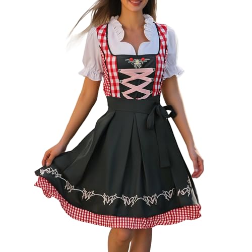 Robe Dirndl traditionnelle pour mariage et fête en grande taille