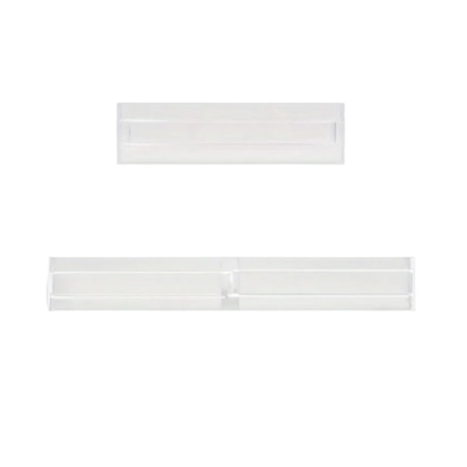 Cajas Organizadoras Cajones 2pcs Drawer Divider Adjustable Length Transparent Plastic For Clothing Kitchen Utensils And Office Storage And Organization