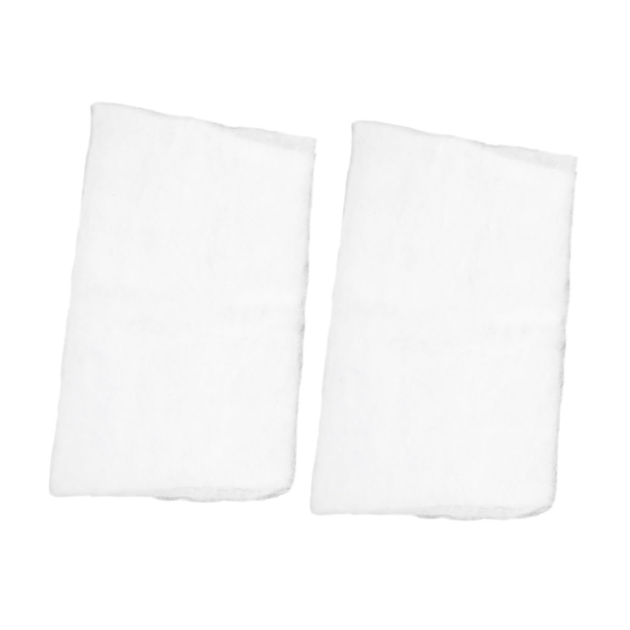 Ciieeo Realistic Faux Snow Cotton Blanket for Christmas Decor 2pcs Village Scene Artificial Snow Mat