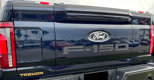Eurosport Daytona- Compatible with 2024-Current Ford F150 Pro Access Tailgate Letters (Matte Black)