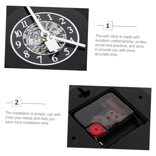 Horloge murale vinyle salon et bureau au design moderne - 6