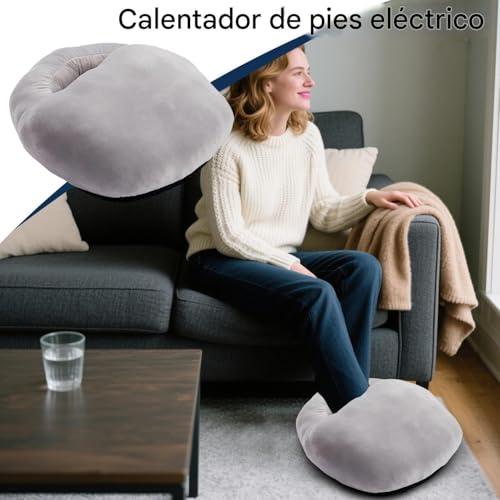 Manta eléctrica suave de pies con conexión USB para interior 2