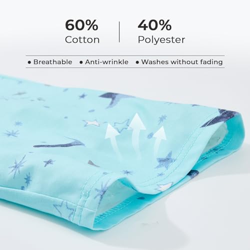 American Trends 2 Pack Cotton Pajamas for Women Set Two Piece Short Sleeve Sleepwear Tops with Capri Pants Summer Pj Set4