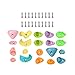 harayaa Rock Climbing Wall Holds Climbing,Support Training Equipment Climbing Grips Set Climbing Stones Toys for Playground Backyard