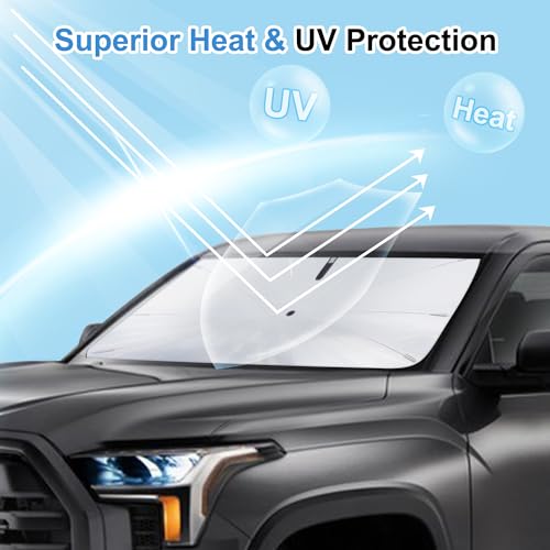 Image of Windshield Sun Shade Umbrella for 2014-2020 Ni- ssan Rogue