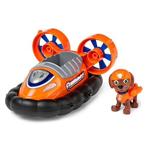 LA PAT' PATROUILLE - VÉHICULE + FIGURINE ZUMA - Véhicule de 15 cm Avec 1 Figurine À Collectionner Pat' Patrouille - Paw Patrol - 6061803 - Jouet Enfant 3 Ans et +