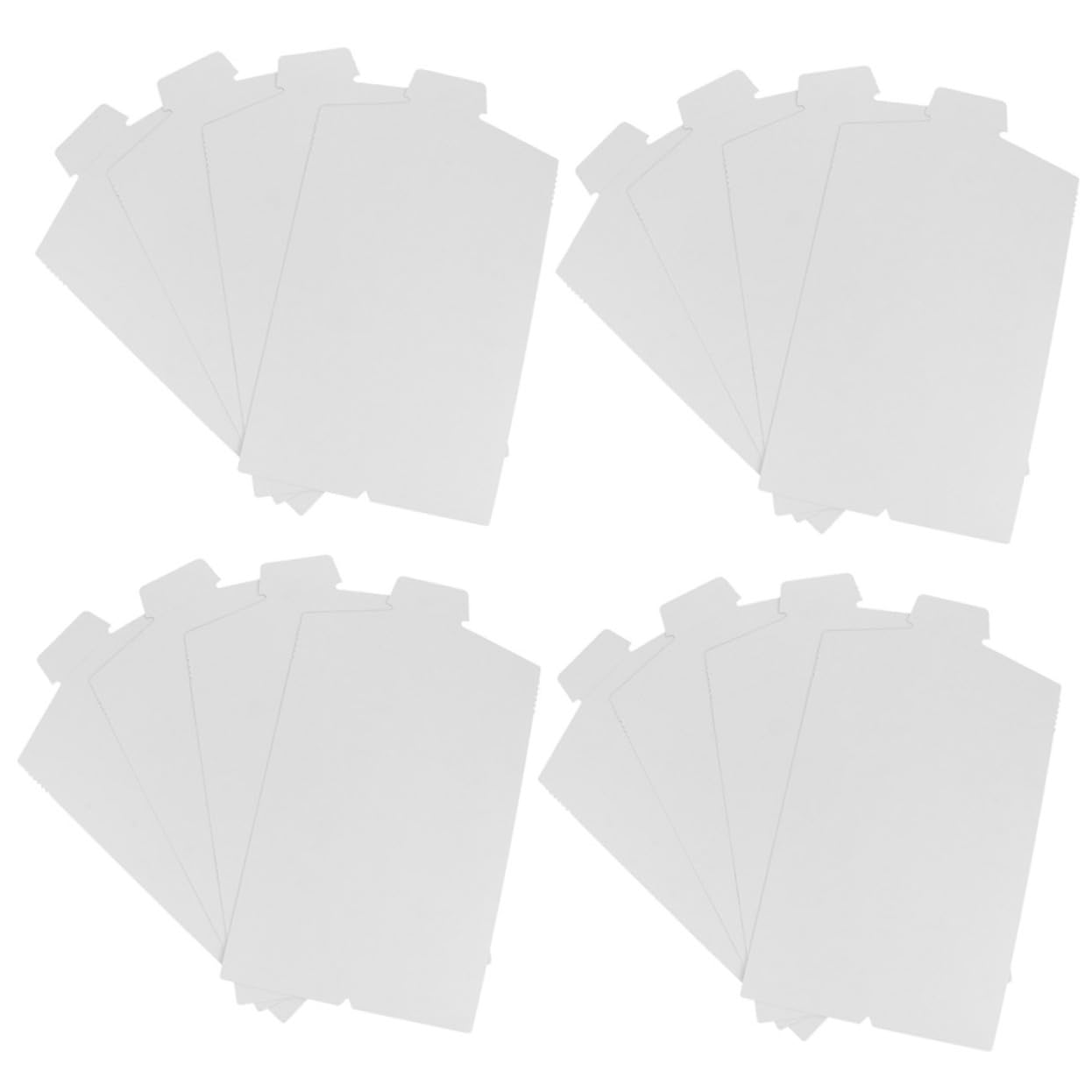 Cabilock 30 Piezas Camisa De Cartón Tabla De Ropa Plegable Camiseta De Cartón Carpeta De Camisa Profesional Cartón para Camisas Carpeta De Ropa Papel Pinza De Ropa Anti Arrugas