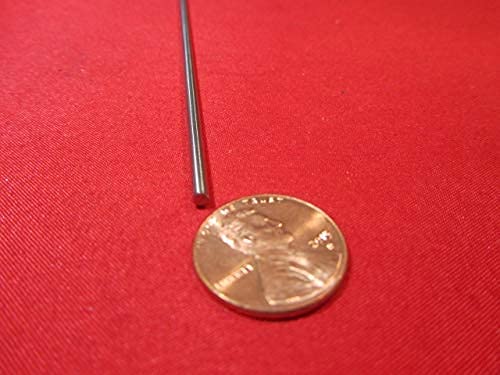 316 Stainless Steel Hardened Shaft 2.5mm Diameter x 200mm Long 2 pcs