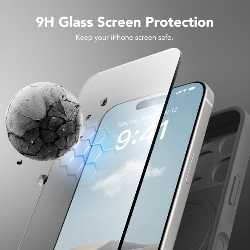 Image of Magnetic for iPhone 16 Pro Case Silicone Dark Gray