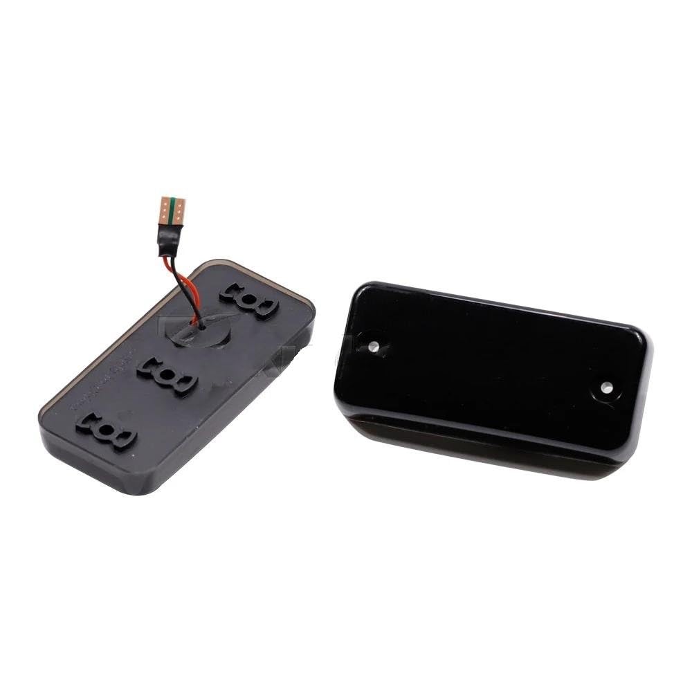 Freccia Laterale Per Peugeot Per Boxer 2 Pezzi Indicatore Di Direzione Dinamico Indicatore Luminoso LED Lampada Di Posizione Laterale 2006-2019 (2PCS-Dynamic Black)