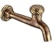 XCTLZG Robinet mural rétro en laiton pour salle de bain, lavabo, piscine, jardin, terrasse, robinet d'eau froide, 13 cm de long