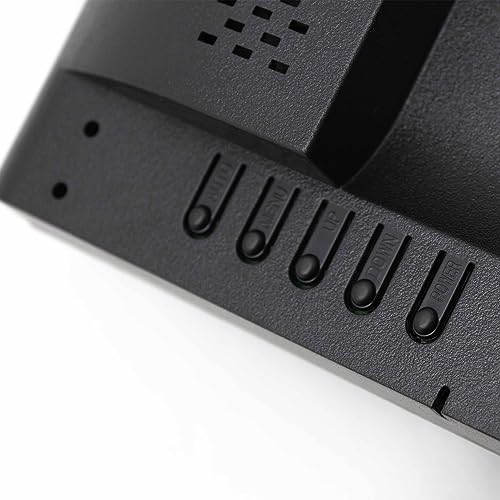 Monitor 19 Pollici | Risoluzione HD Formato 4:3 Schermo HDMI VGA Speaker integrati, ideale per Casse DVR Sistemi di Sicurezza - Monitor - Immagine 6