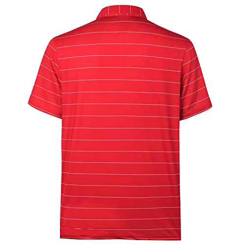 Camiseta polo para hombre MOHEEN, ligera, de secado rápido, con diseño estampado y protección solar UPF 50+ miniatura 2