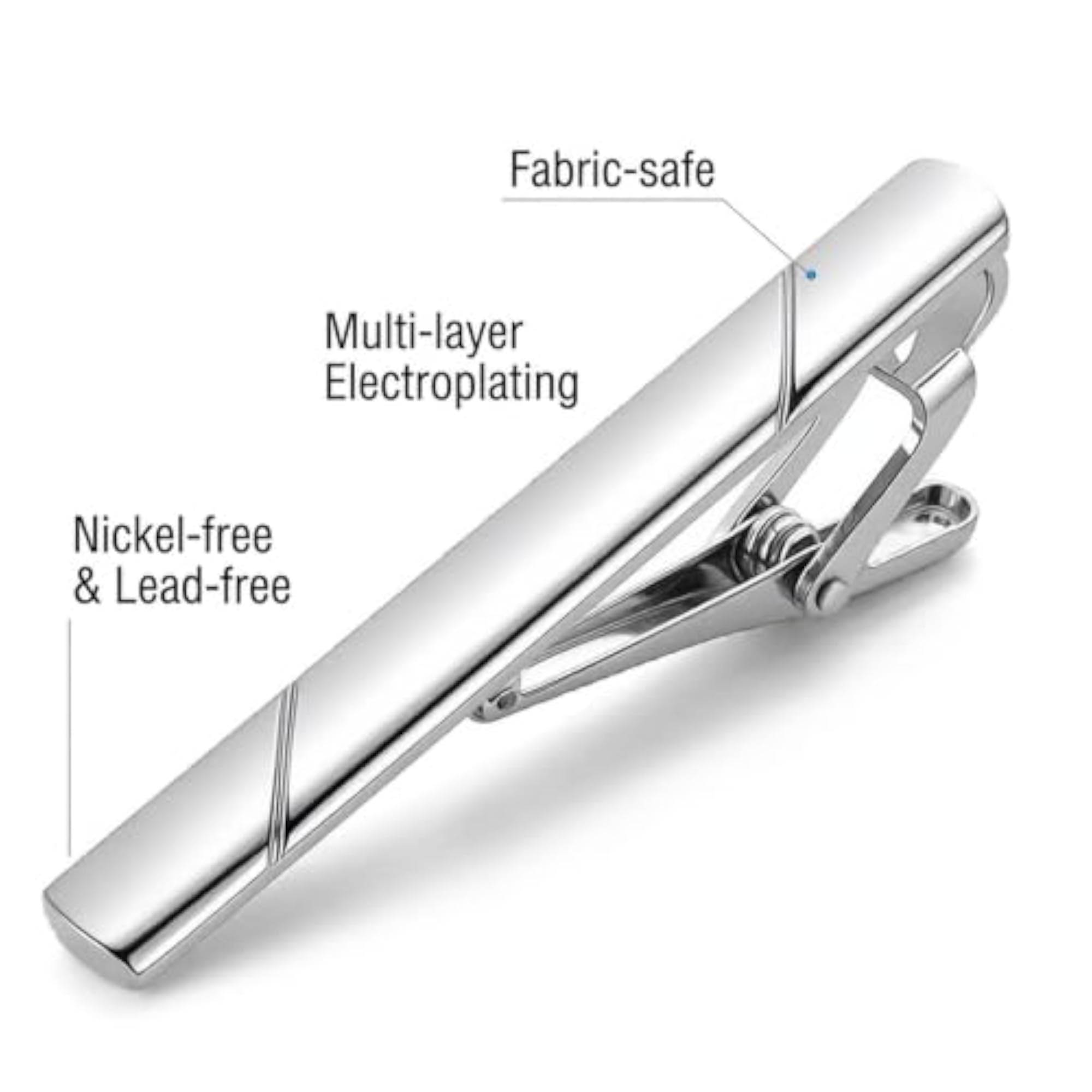 Men's 4pcs Fashion Elegant Style Tie Clip Set, Luxury Package