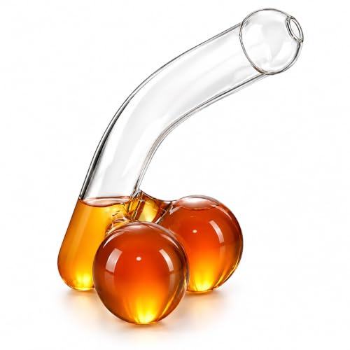 Decanter Set Decanter -17oz - for Whiskey Liquor Tequila Vodka Bar Glasses Cocktail Glasses Bachelorette Party Funny Gifts