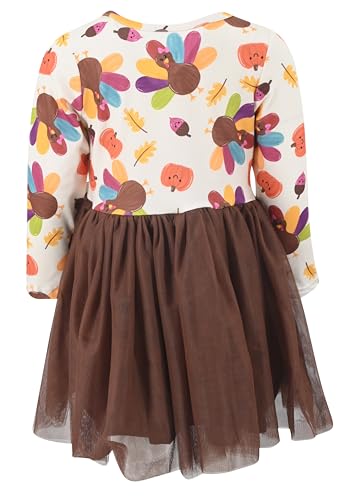 Image of Girls Long Sleeve Tulle Tutu Dresses for Kid and Toddler