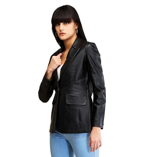 Image of Being Human Black Slim Fit Long Sleeve Women's Jacket Clothing