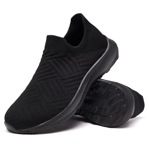 Image of SHULOOK Womens Slip on Walking Shoes Comfort Lightweight Breathable Sock Shoe Non-Slip Mesh Casual Fashion Tennis Running Sneakers